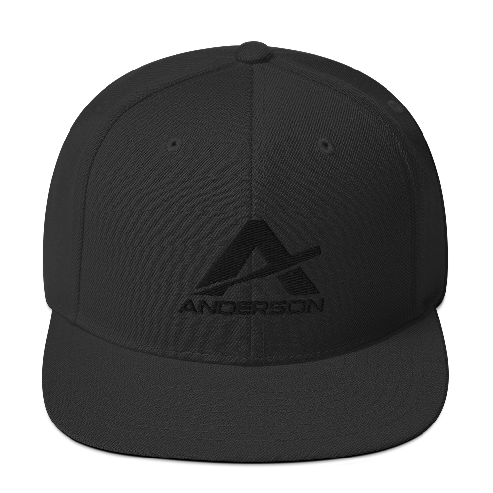 Anderson Blackout Snapback Hat