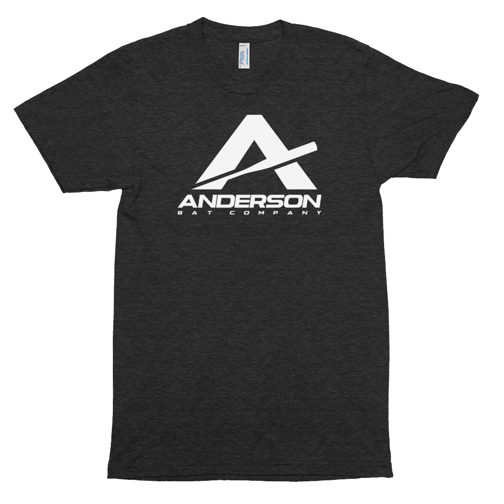 Anderson Logo (White) Unisex Tri-Blend Shirt - American Apparel