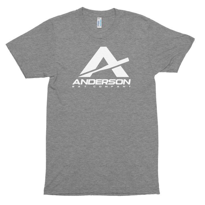 Anderson Logo (White) Unisex Tri-Blend Shirt - American Apparel