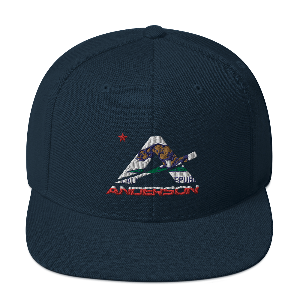 Anderson California Logo Snapback Hat (Choose Color)